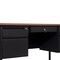 Flash Furniture 30 in D X Walnut, 60 in W X GC-M-BLK-179-WLN-GG - alternate 4